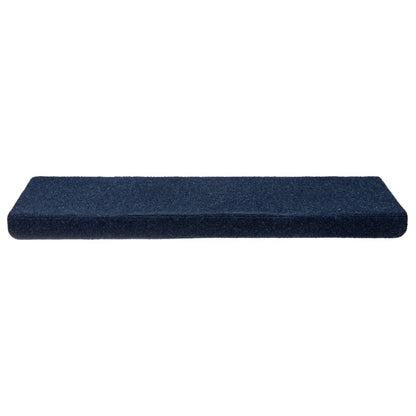 Stufenmatten Selbstklebend 15 Stk. 65x21x4 cm Marineblau Rechteckiger Rand