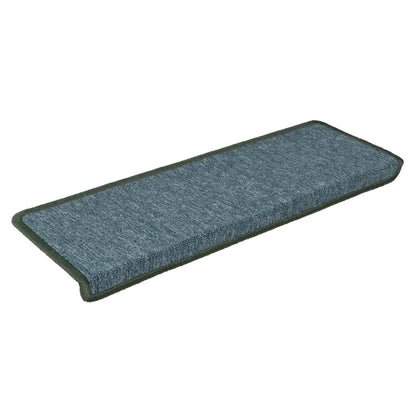 Stufenmatten 15 Stk. 65x21x4 cm Dunkelgrün Rechteckiger Rand