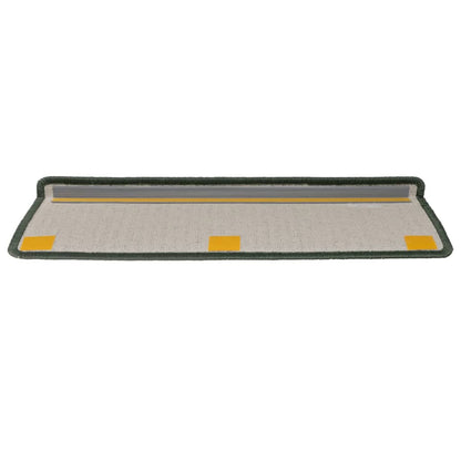 Stufenmatten 15 Stk. 65x21x4 cm Dunkelgrün Rechteckiger Rand