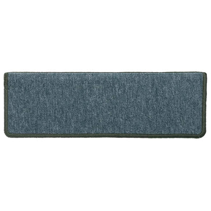 Stufenmatten 15 Stk. 65x21x4 cm Dunkelgrün Rechteckiger Rand