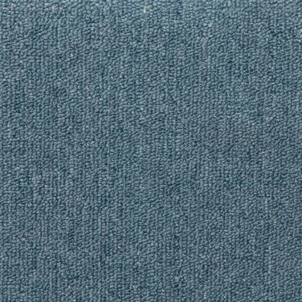 Stufenmatten 15 Stk. 65x21x4 cm Seeblau Rechteckiger Rand