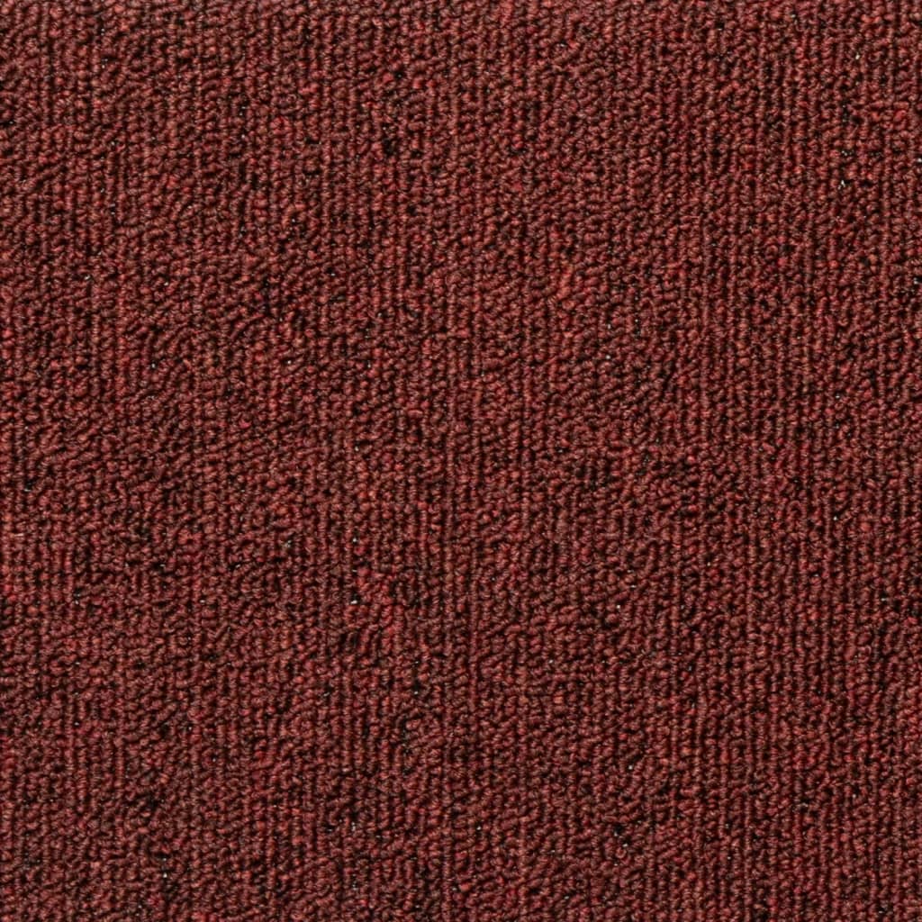 Stufenmatten 15 Stk. 65x21x4 cm Bordeaux Rechteckiger Rand