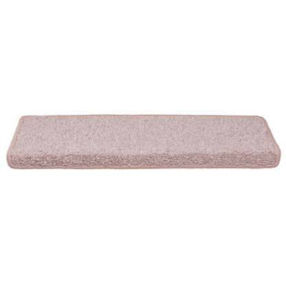 Stufenmatten 15 Stk. 65 x 21 x 4 cm Hellrosa Rechteckiger Rand