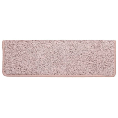 Stufenmatten 15 Stk. 65 x 21 x 4 cm Hellrosa Rechteckiger Rand
