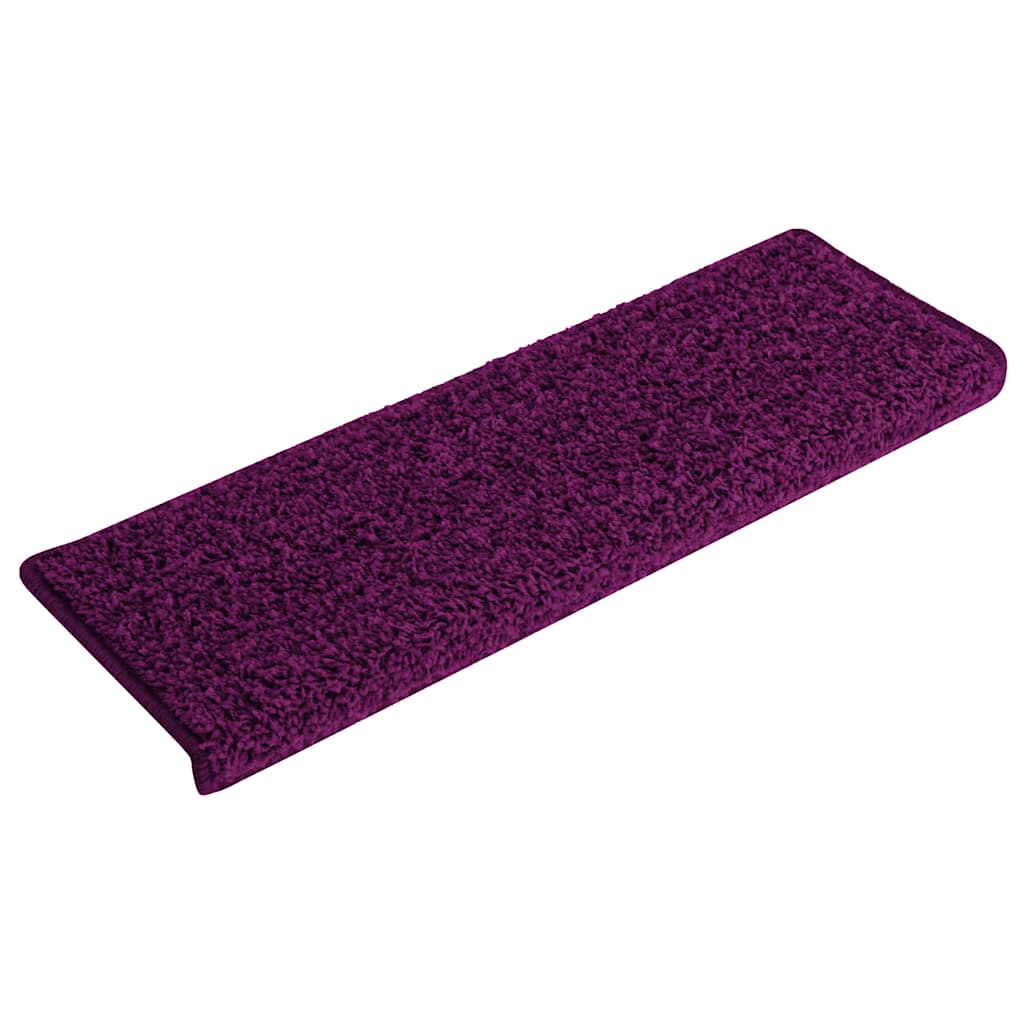 Stufenmatten 15 Stk. 65x21x4 cm Rosa Rechteckiger Rand