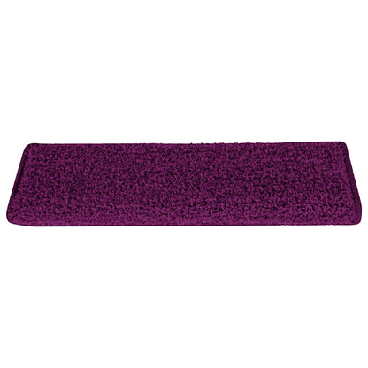 Stufenmatten 15 Stk. 65x21x4 cm Rosa Rechteckiger Rand