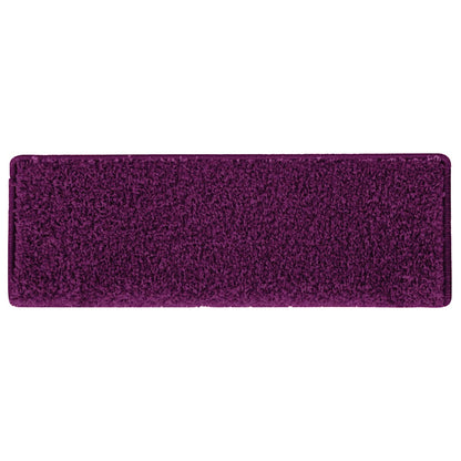 Stufenmatten 15 Stk. 65x21x4 cm Rosa Rechteckiger Rand