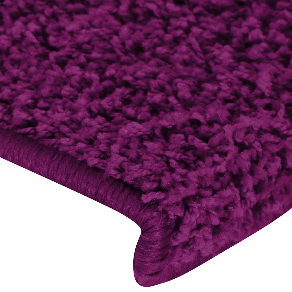 Stufenmatten 15 Stk. 65x21x4 cm Rosa Rechteckiger Rand