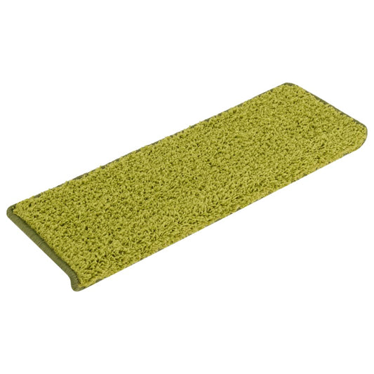 Stufenmatten 15 Stk. 65x21x4 cm Grün Rechteckiger Rand