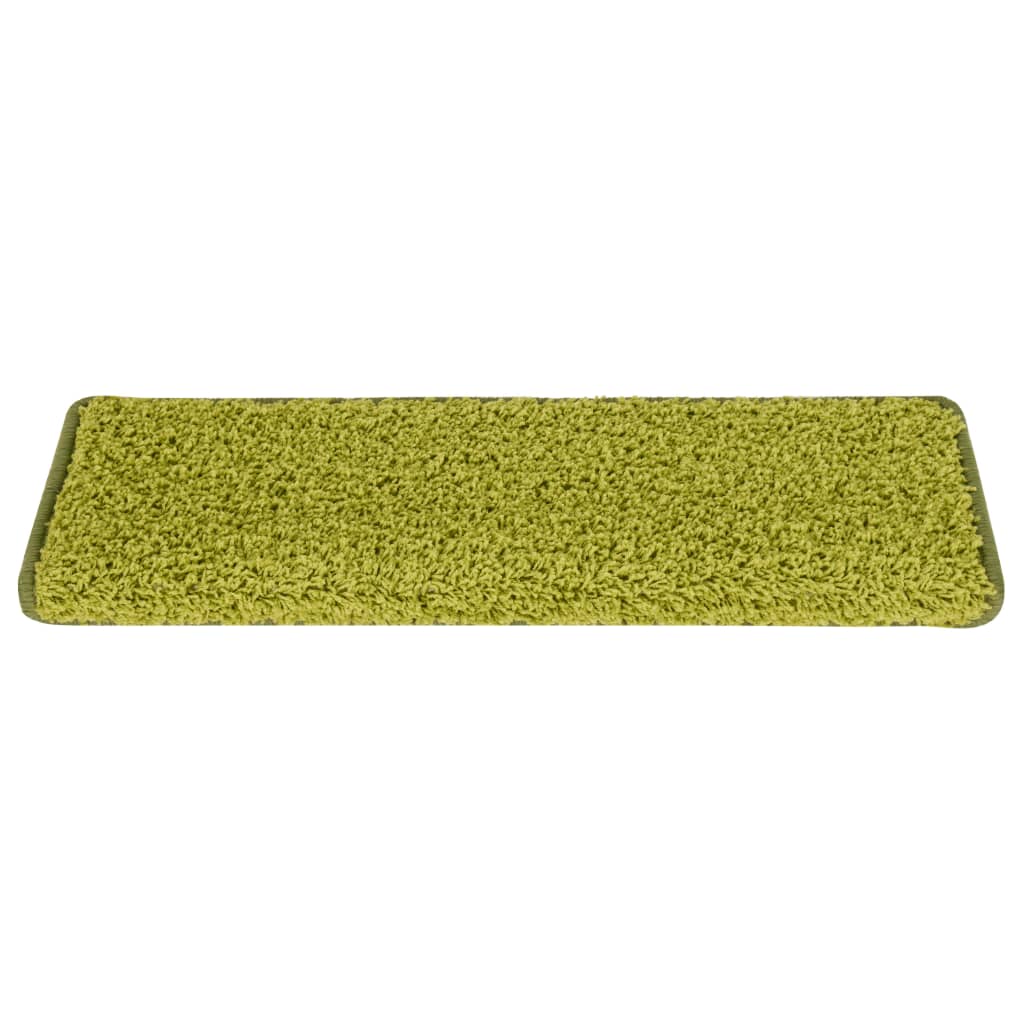 Stufenmatten 15 Stk. 65x21x4 cm Grün Rechteckiger Rand