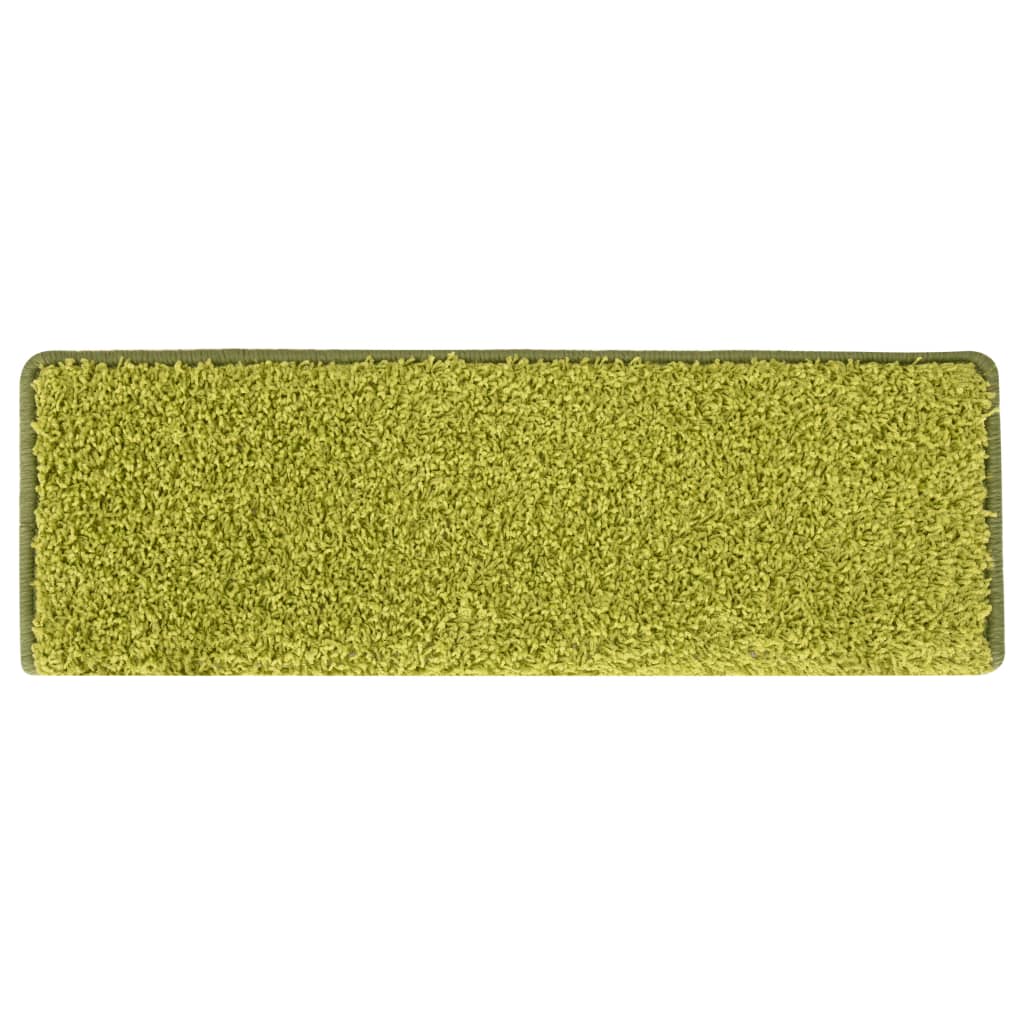 Stufenmatten 15 Stk. 65x21x4 cm Grün Rechteckiger Rand