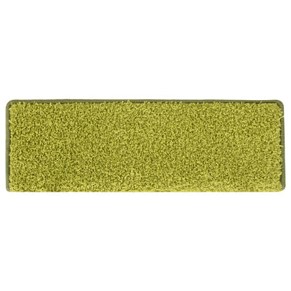 Stufenmatten 15 Stk. 65x21x4 cm Grün Rechteckiger Rand