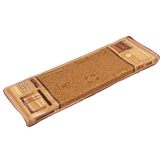 Treppenmatten Selbstklebend 15 Stk. 65x21x4 cm Beige