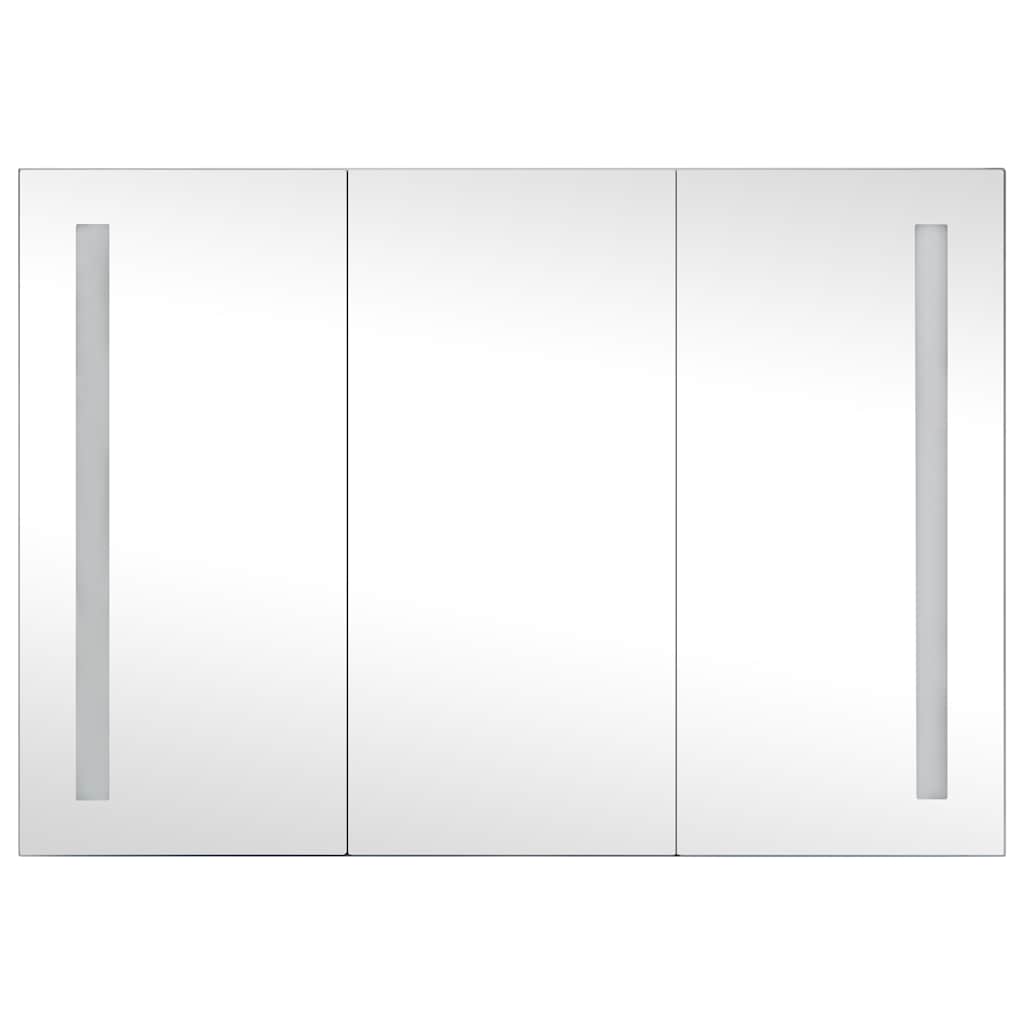 LED-Spiegelschrank fürs Bad 89x14x62 cm