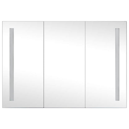 LED-Spiegelschrank fürs Bad 89x14x62 cm