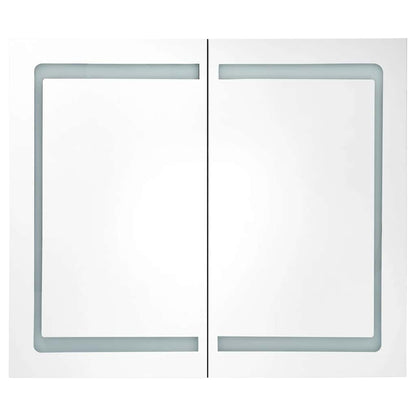 LED-Spiegelschrank fürs Bad 80x12,2x68 cm