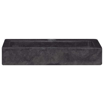 Wandwaschbecken Schwarz 38x24x6,5 cm Marmor