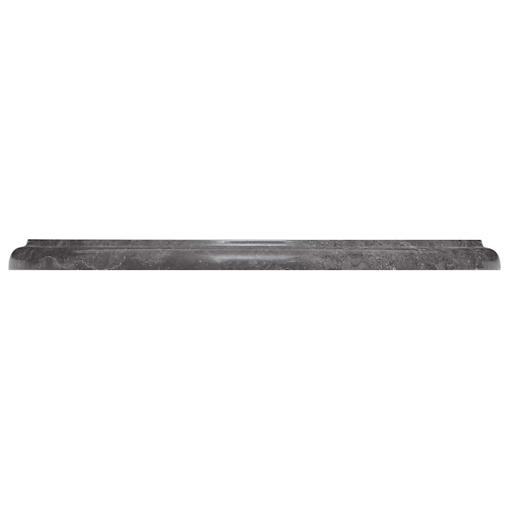 Tischplatte Schwarz Ø40x2,5 cm Marmor