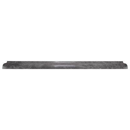 Tischplatte Schwarz Ø40x2,5 cm Marmor