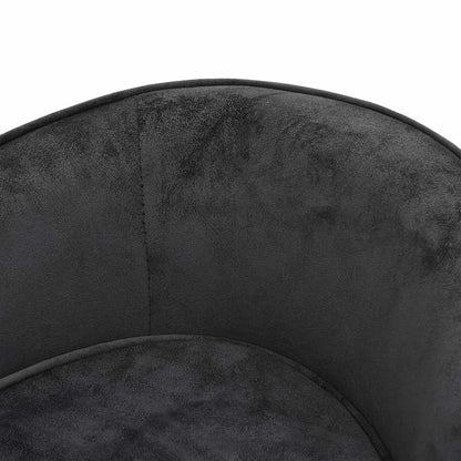 Hundesofa Dunkelgrau 69x49x40 cm Plüsch