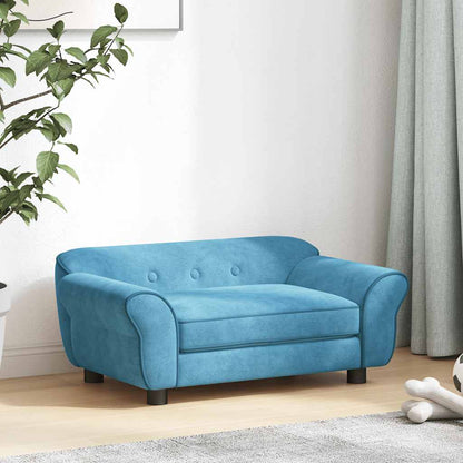 Hundesofa Türkis 72x45x30 cm Plüsch