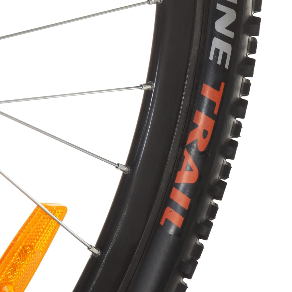 Mountainbike 21 Gang 29 Zoll Rad 53 cm Rahmen Schwarz