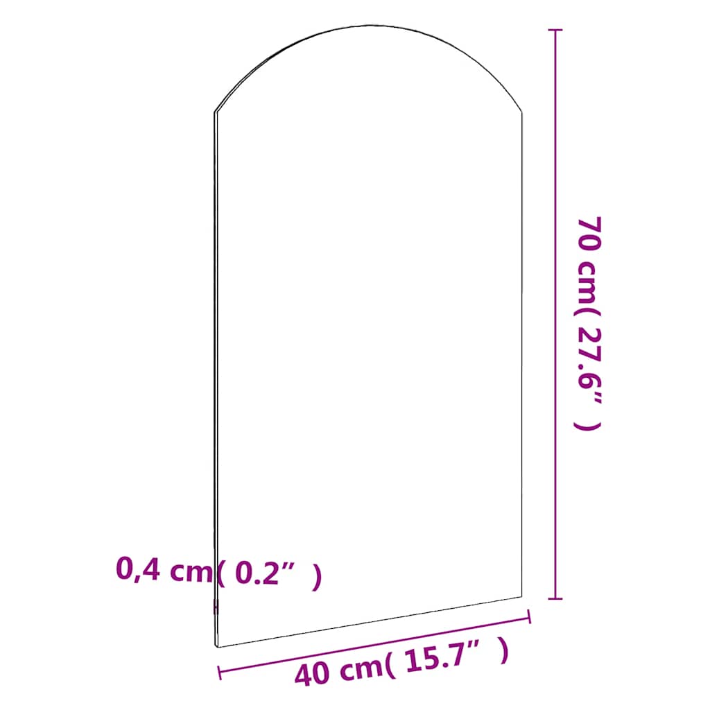 Spiegel 70x40 cm Glas