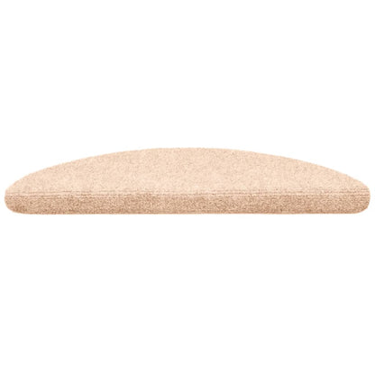 Stufenmatten Selbstklebend 5 Stk. 56x17x3 cm Hellbraun Halbrund
