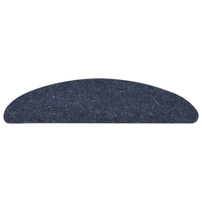 Stufenmatten Selbstklebend 5 Stk. 56x17x3 cm Blau Halbrund