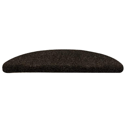 Stufenmatten Selbstklebend 5 Stk. 56x17x3 cm Dunkelbraun Halbrund