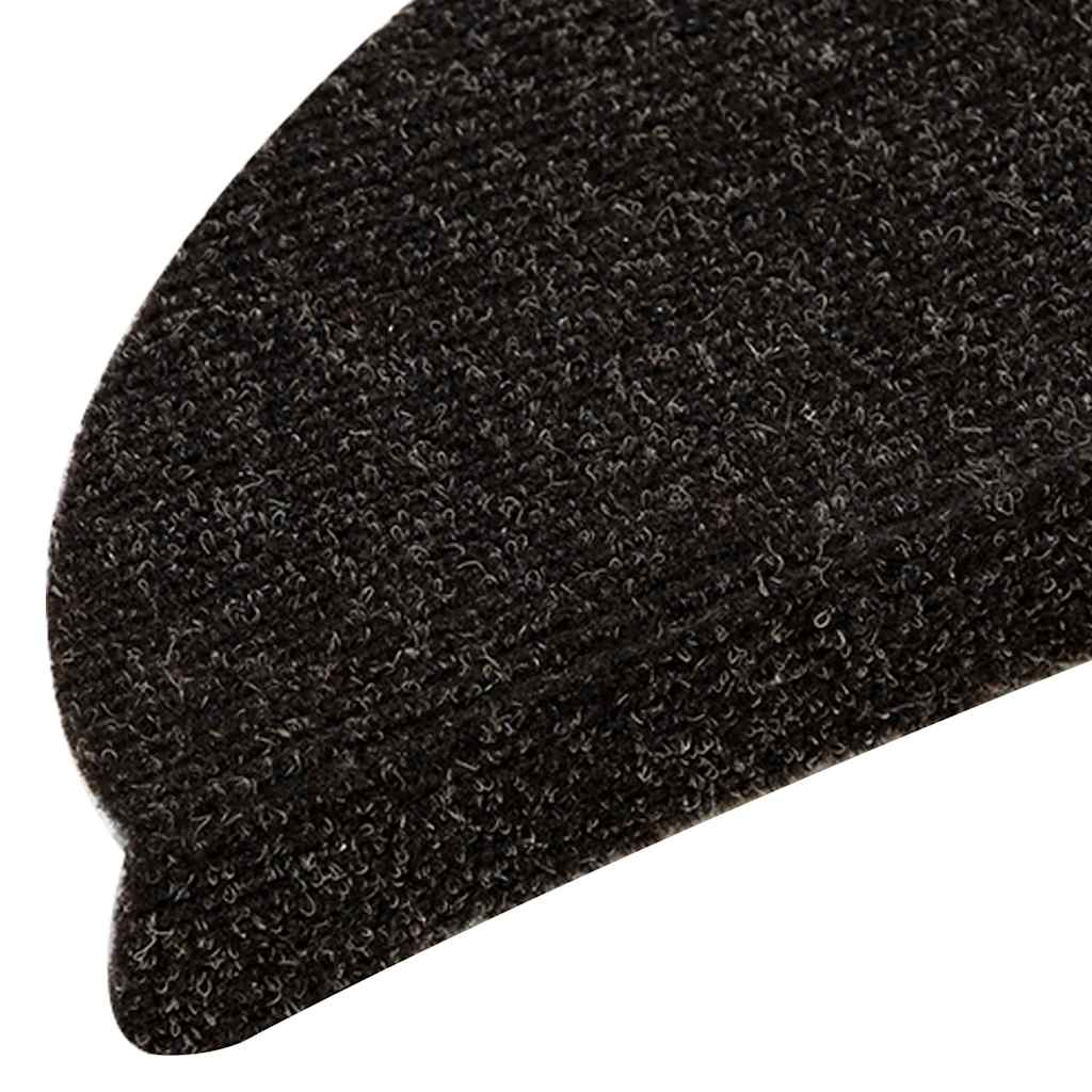 Stufenmatten Selbstklebend 5 Stk. 56x17x3 cm Dunkelbraun Halbrund