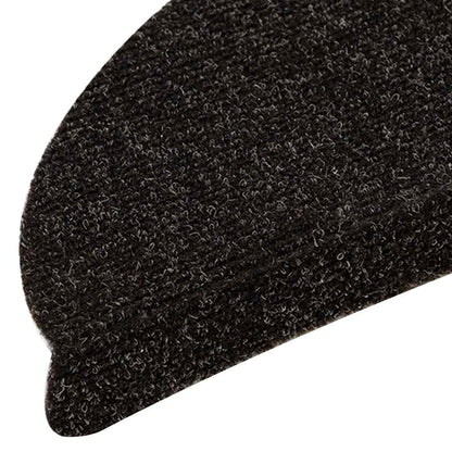 Stufenmatten Selbstklebend 5 Stk. 56x17x3 cm Dunkelbraun Halbrund