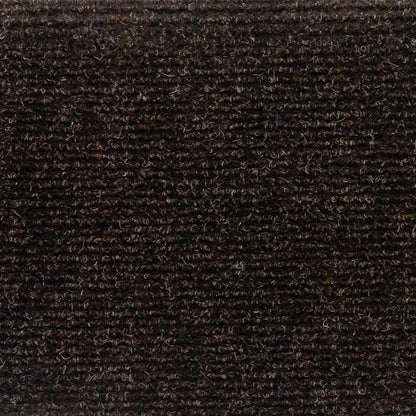Stufenmatten Selbstklebend 5 Stk. 56x17x3 cm Braun Halbrund