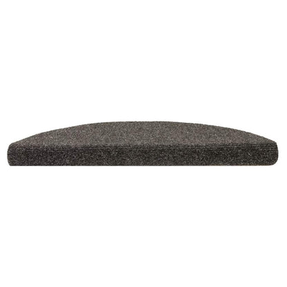 Stufenmatten Selbstklebend 5 Stk. 56x17x3 cm Anthrazit Halbrund
