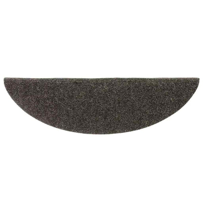 Stufenmatten Selbstklebend 5 Stk. 56x17x3 cm Anthrazit Halbrund