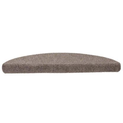 Stufenmatten Selbstklebend 5 Stk. 56x17x3 cm Beige Halbrund