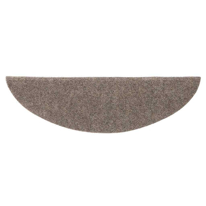 Stufenmatten Selbstklebend 5 Stk. 56x17x3 cm Beige Halbrund