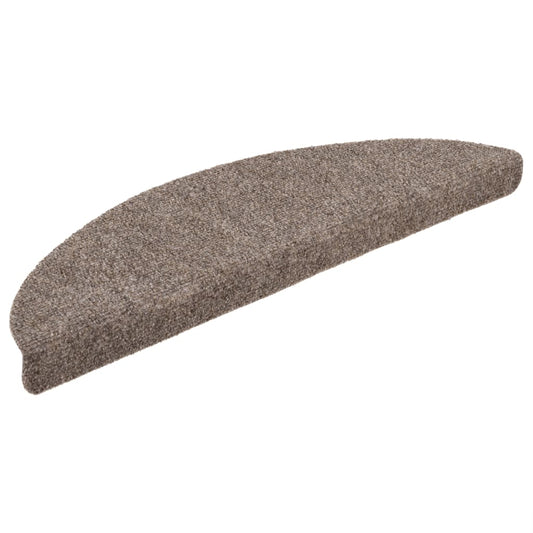 Stufenmatten Selbstklebend 10 Stk. 56x17x3 cm Beige Halbrund