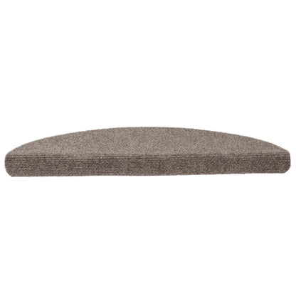 Stufenmatten Selbstklebend 10 Stk. 56x17x3 cm Beige Halbrund