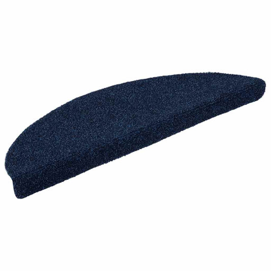 Stufenmatten Selbstklebend 5 Stk. 56x17x3 cm Marineblau Halbrund