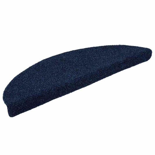 Stufenmatten Selbstklebend 10 Stk. 56x17x3 cm Marineblau Halbrund