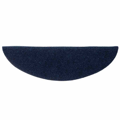 Stufenmatten Selbstklebend 10 Stk. 56x17x3 cm Marineblau Halbrund