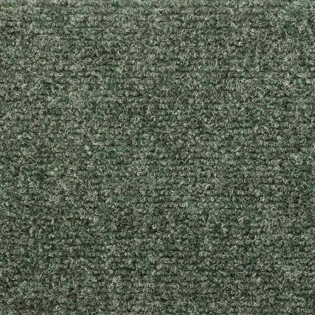 Stufenmatten Selbstklebend 5 Stk. 56x17x3 cm Grün Halbrund