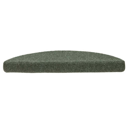 Stufenmatten Selbstklebend 10 Stk. 56x17x3 cm Grün Halbrund