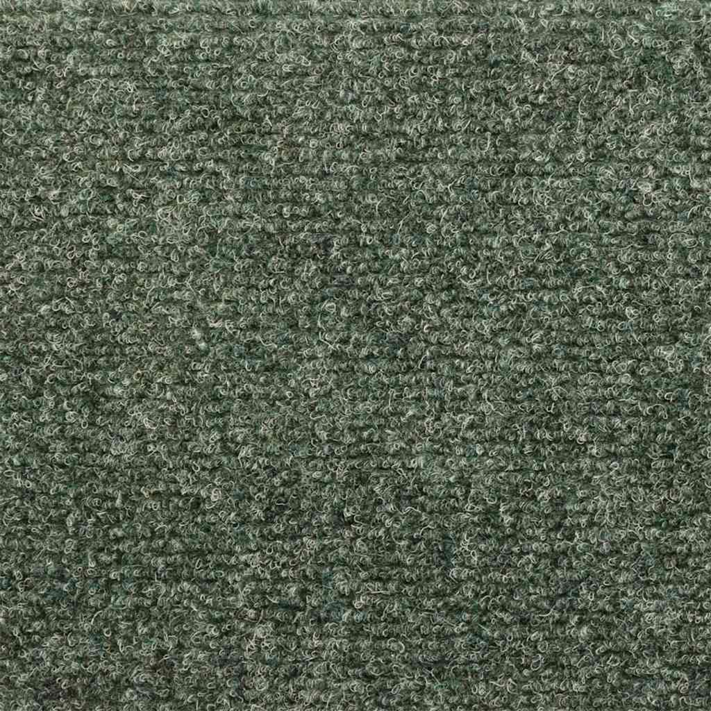 Stufenmatten Selbstklebend 10 Stk. 56x17x3 cm Grün Halbrund