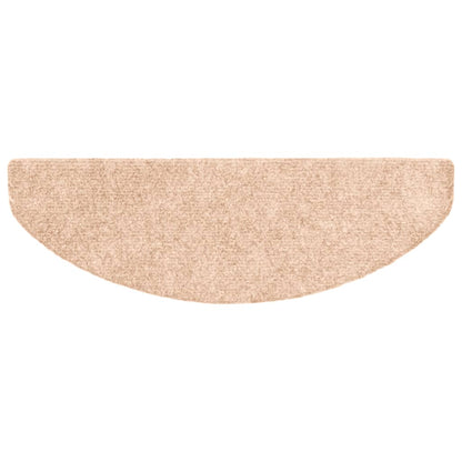 Stufenmatten Selbstklebend 5 Stk. 65x21x4 cm Hellbraun Halbrund Groß