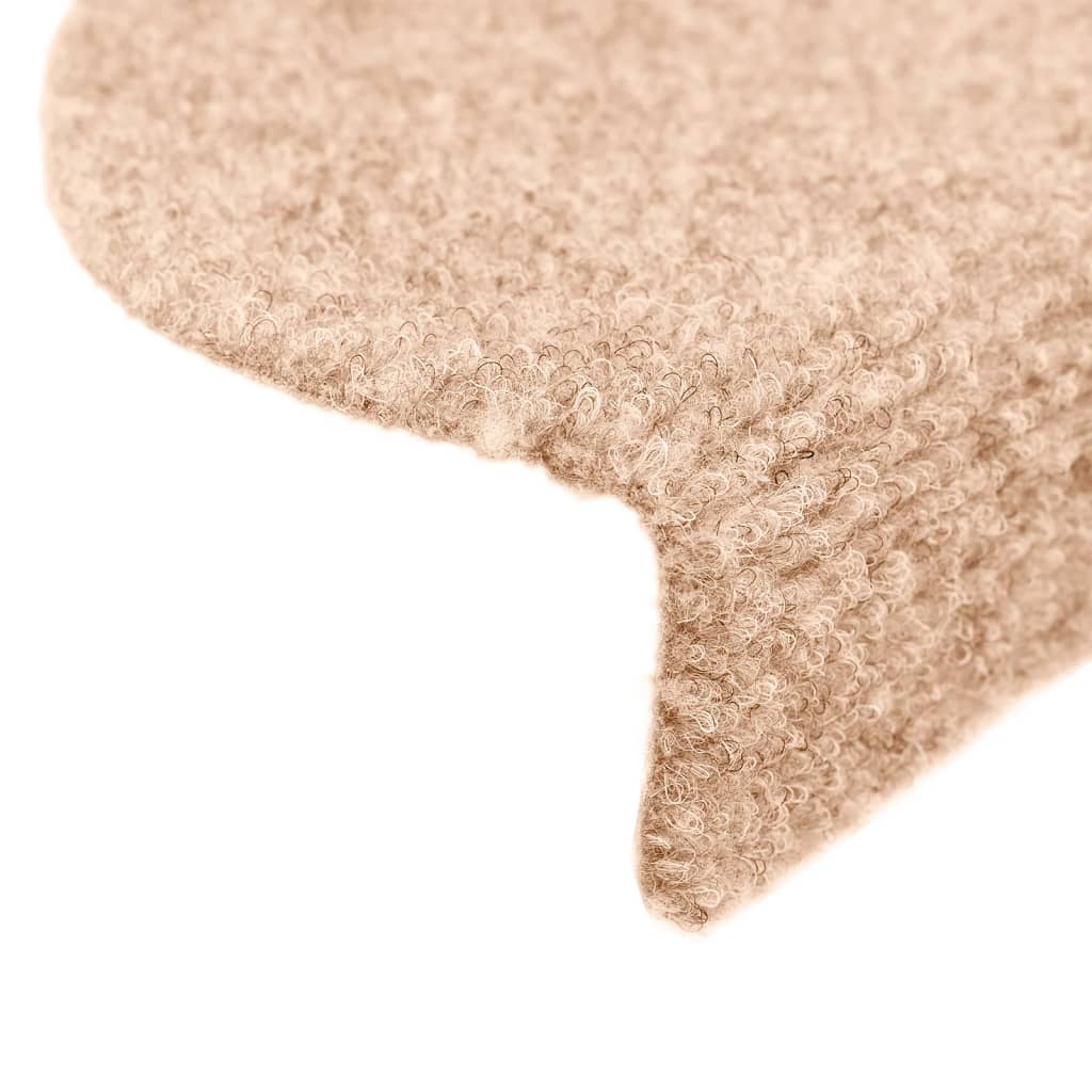 Stufenmatten Selbstklebend 5 Stk. 65x21x4 cm Hellbraun Halbrund Groß
