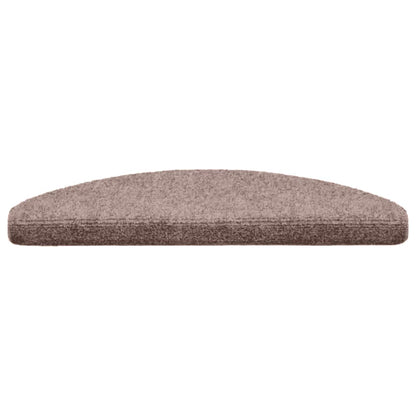 Stufenmatten Selbstklebend 10 Stk. 65x21x4 cm Hellbraun Halbrund Groß