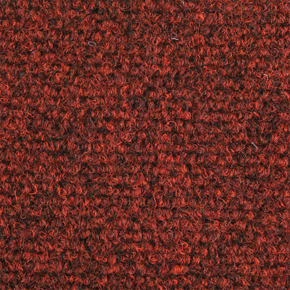 Stufenmatten Selbstklebend 10 Stk. 65x21x4 cm Bordeauxrot Halbrund Groß