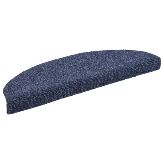 Stufenmatten Selbstklebend 5 Stk. 65x21x4 cm Blau Halbrund Groß